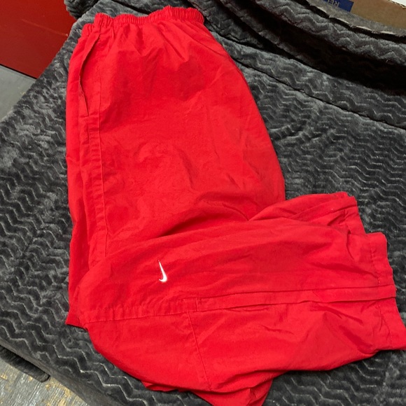 Nike Pants Vintage Nike Mens Joggers With Red Mesh Size 2 Xl